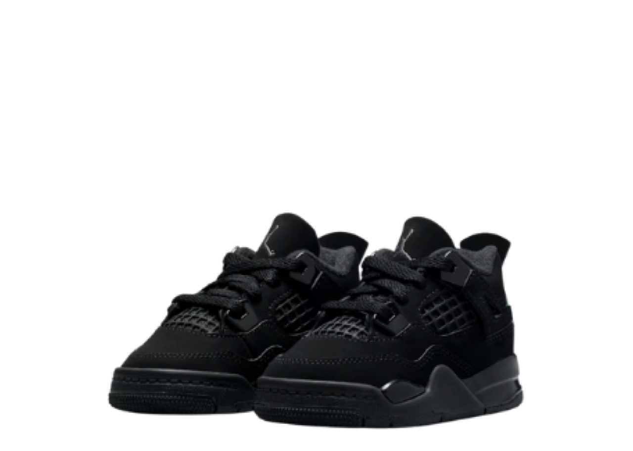 Air Jordan 4 Retro Black Cat (2025) (Toddler) - photo 2