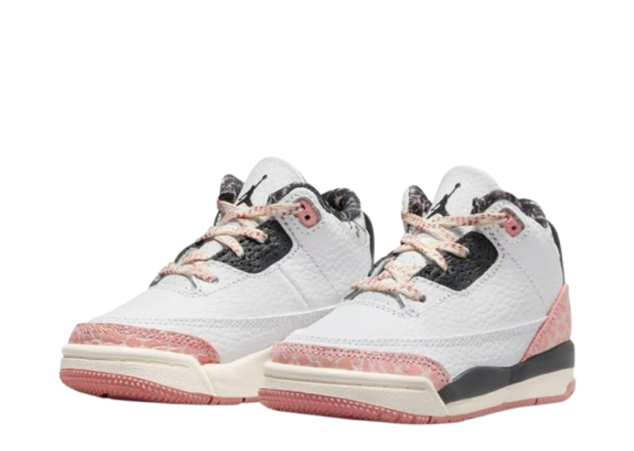 Air Jordan 3 Retro Red Stardust (Toddler) - photo 2