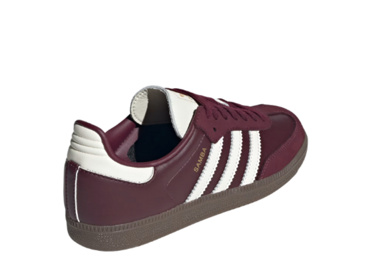 Adidas Samba OG Maroon Off White Gum (Women's) - photo 3
