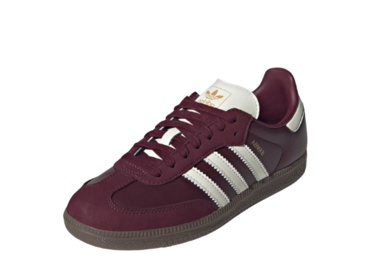 Adidas Samba OG Maroon Off White Gum (Women's) - photo 2