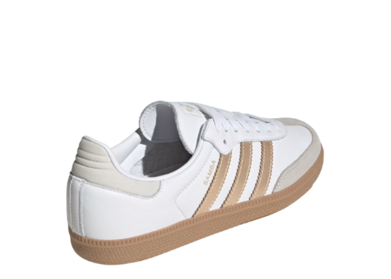 Adidas Samba OG White Wonder Gold Metallic (Women's) - photo 3