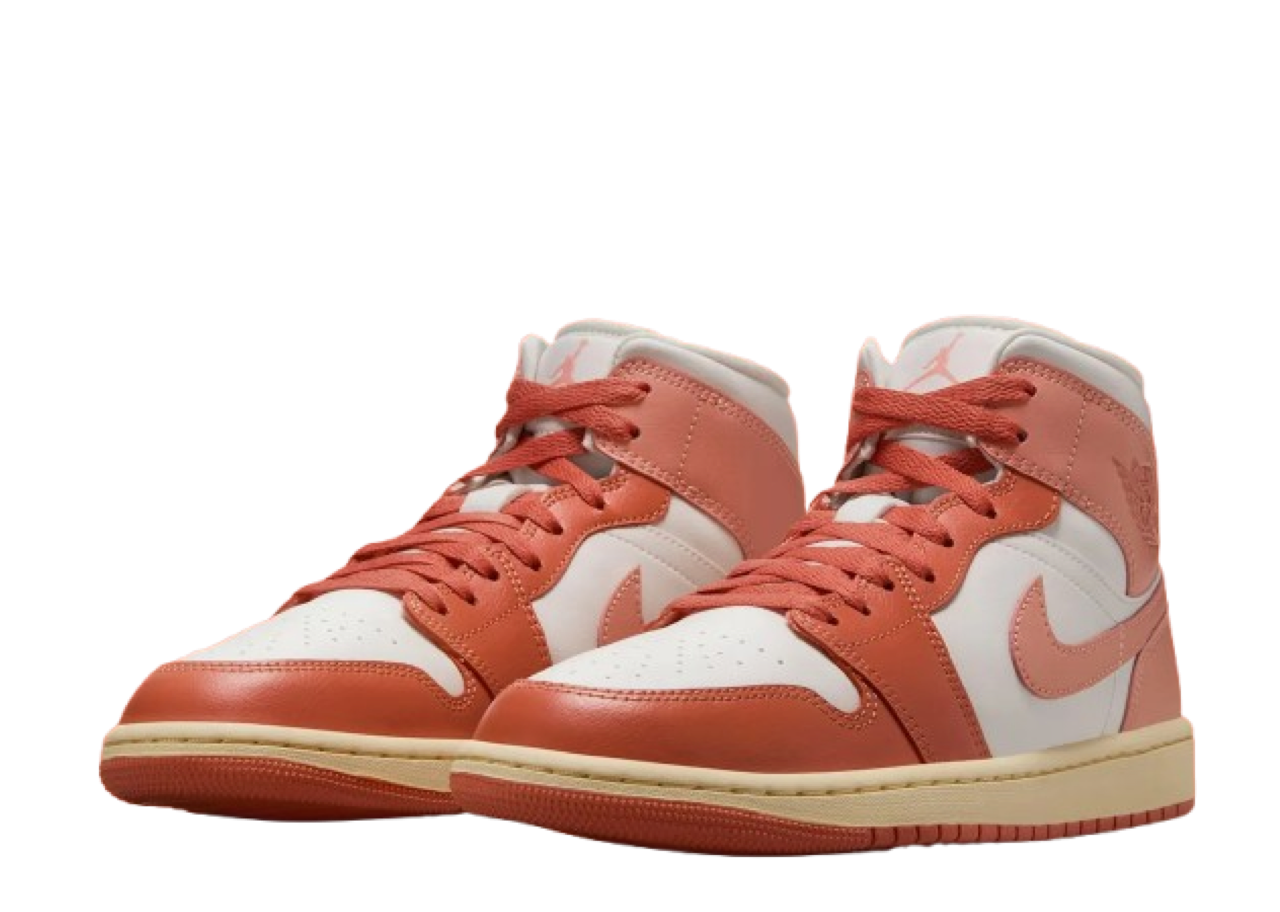 Air Jordan 1 Mid Madder Root (Women's) - photo 2