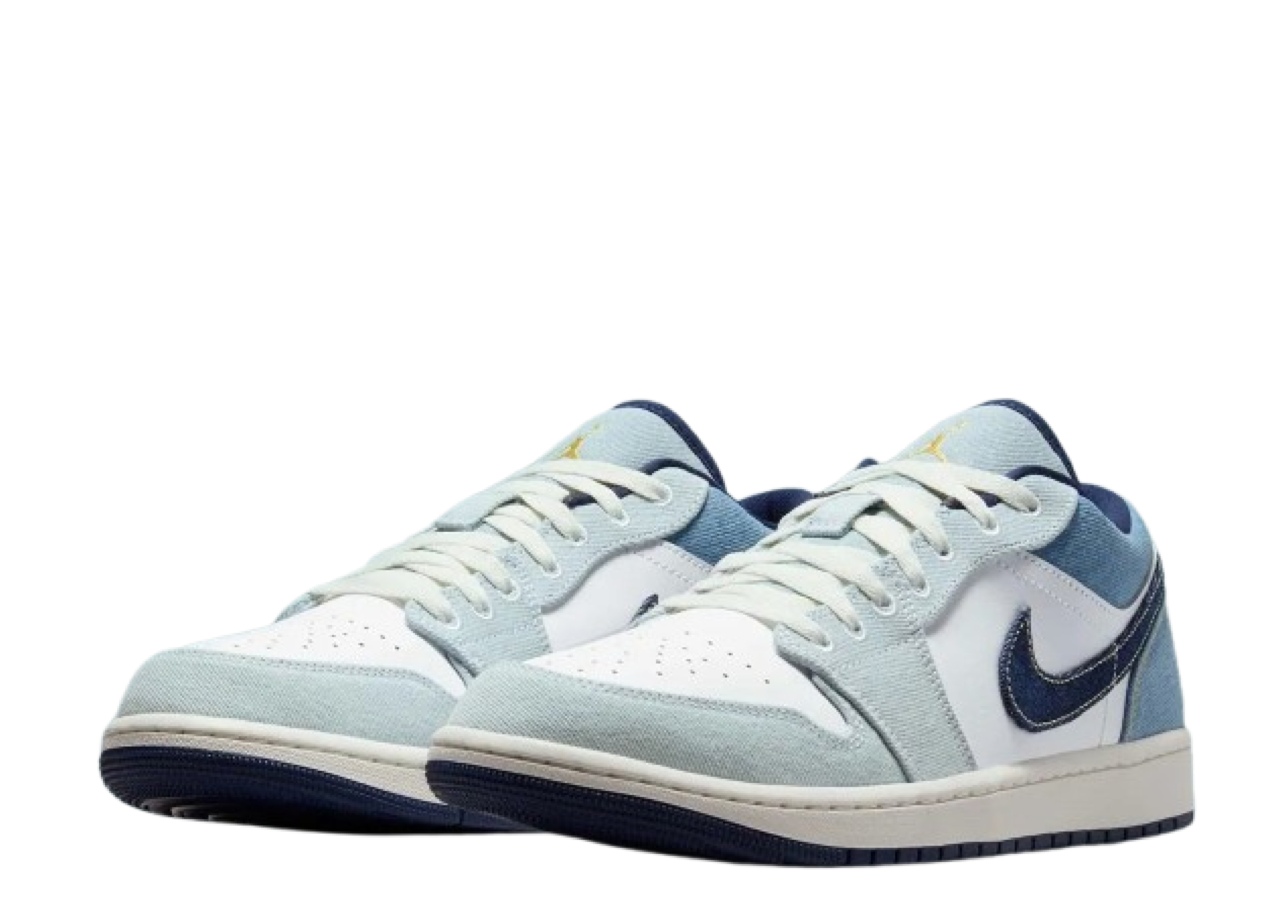 Air Jordan 1 Low SE Denim Star Blue - photo 2