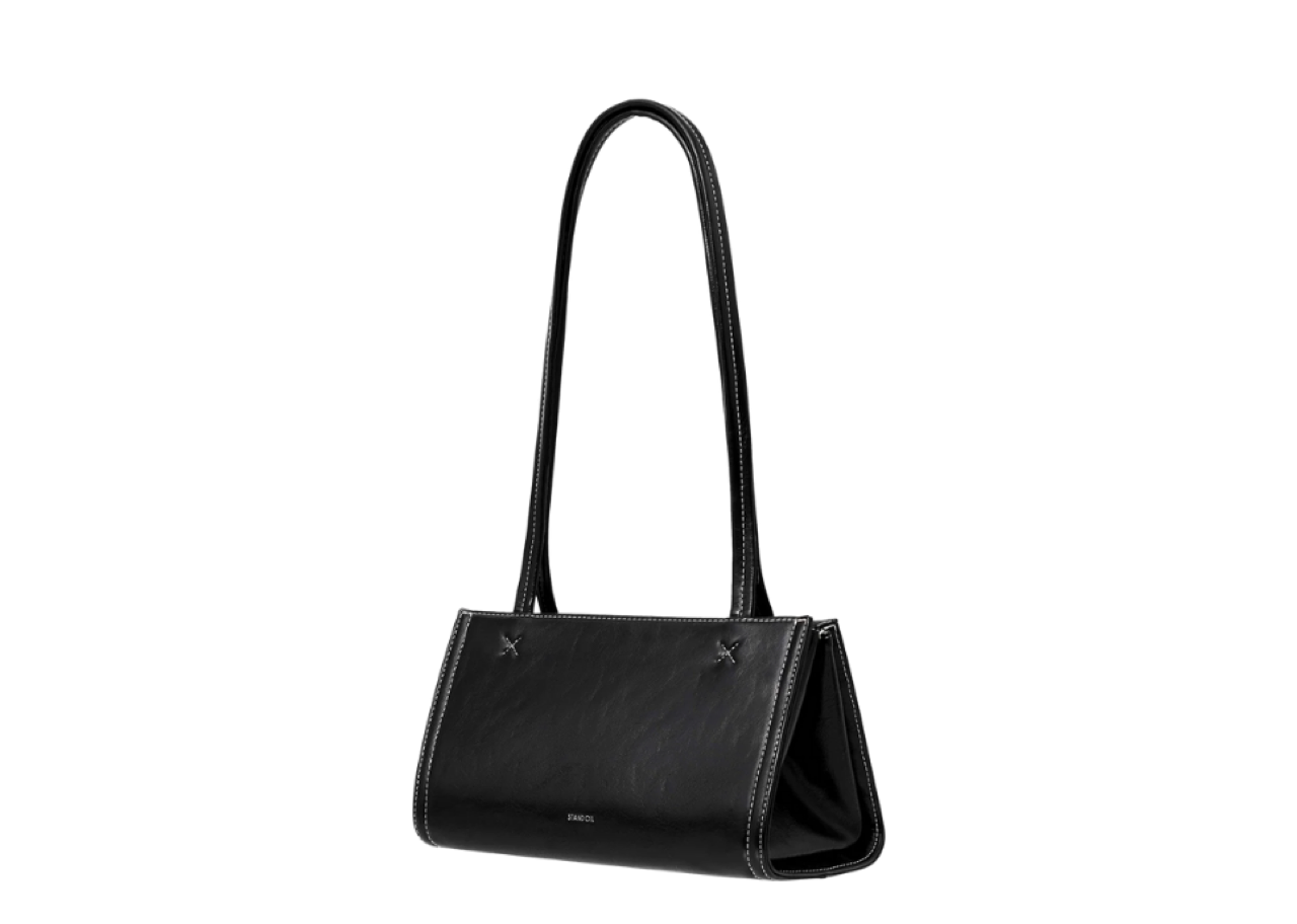 Stand Oil Oblong Bag Tiny Stitch Black - photo 2