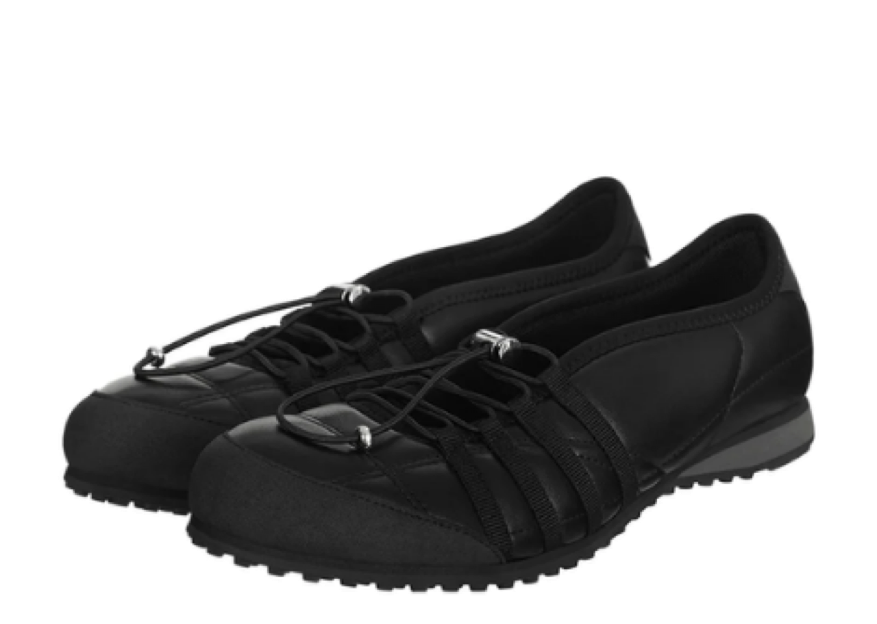 Stand Oil Tie Mary Jane Sneakers Black - photo 2