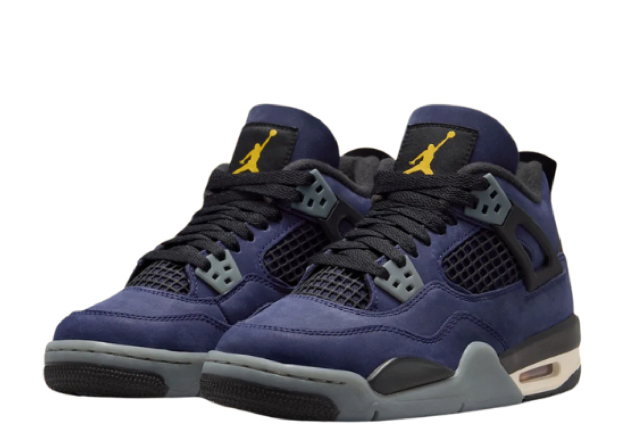 Air Jordan 4 Retro Lakers (Grade School) - photo 2