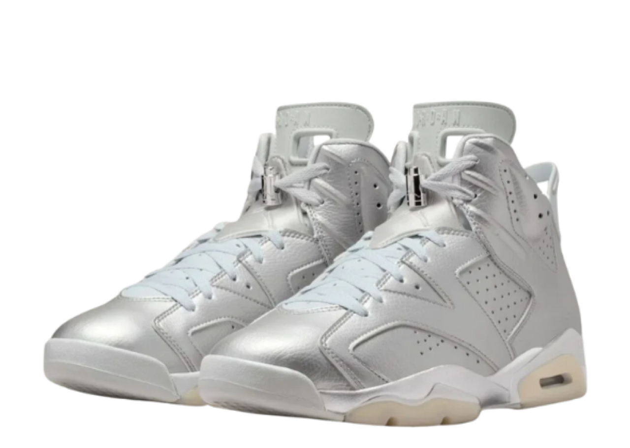 Air Jordan 6 Retro Pre-SchoolG Paris Saint-Germain Silver - photo 2
