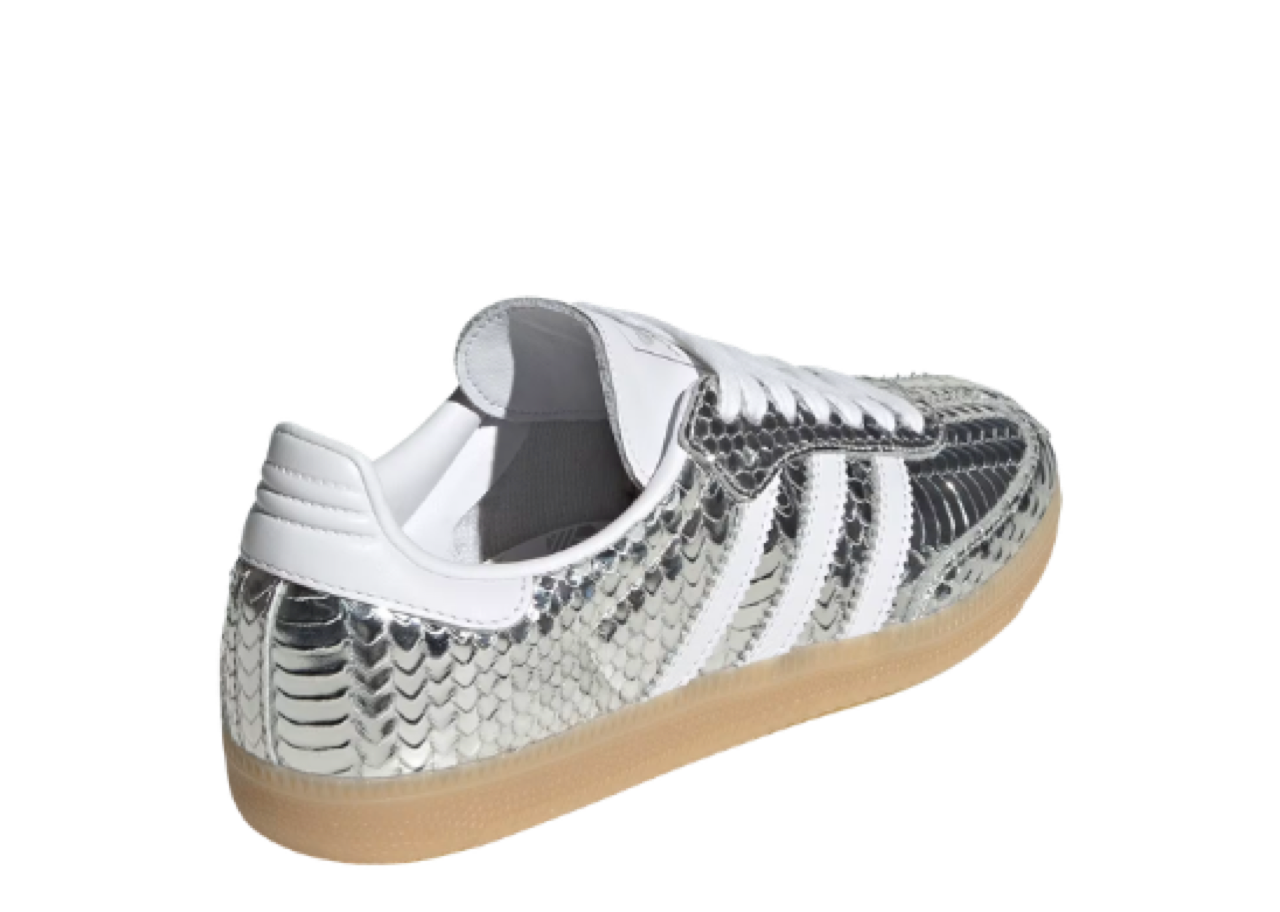 Adidas Samba Patent Snakeskin Silver Metallic (Women's) - photo 3