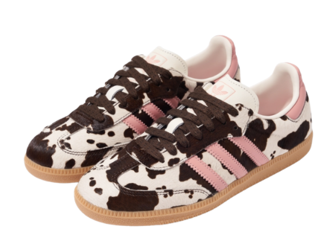 Adidas Samba OG Cow Print Dark Brown Wonder Mauve (Women's) - photo 2