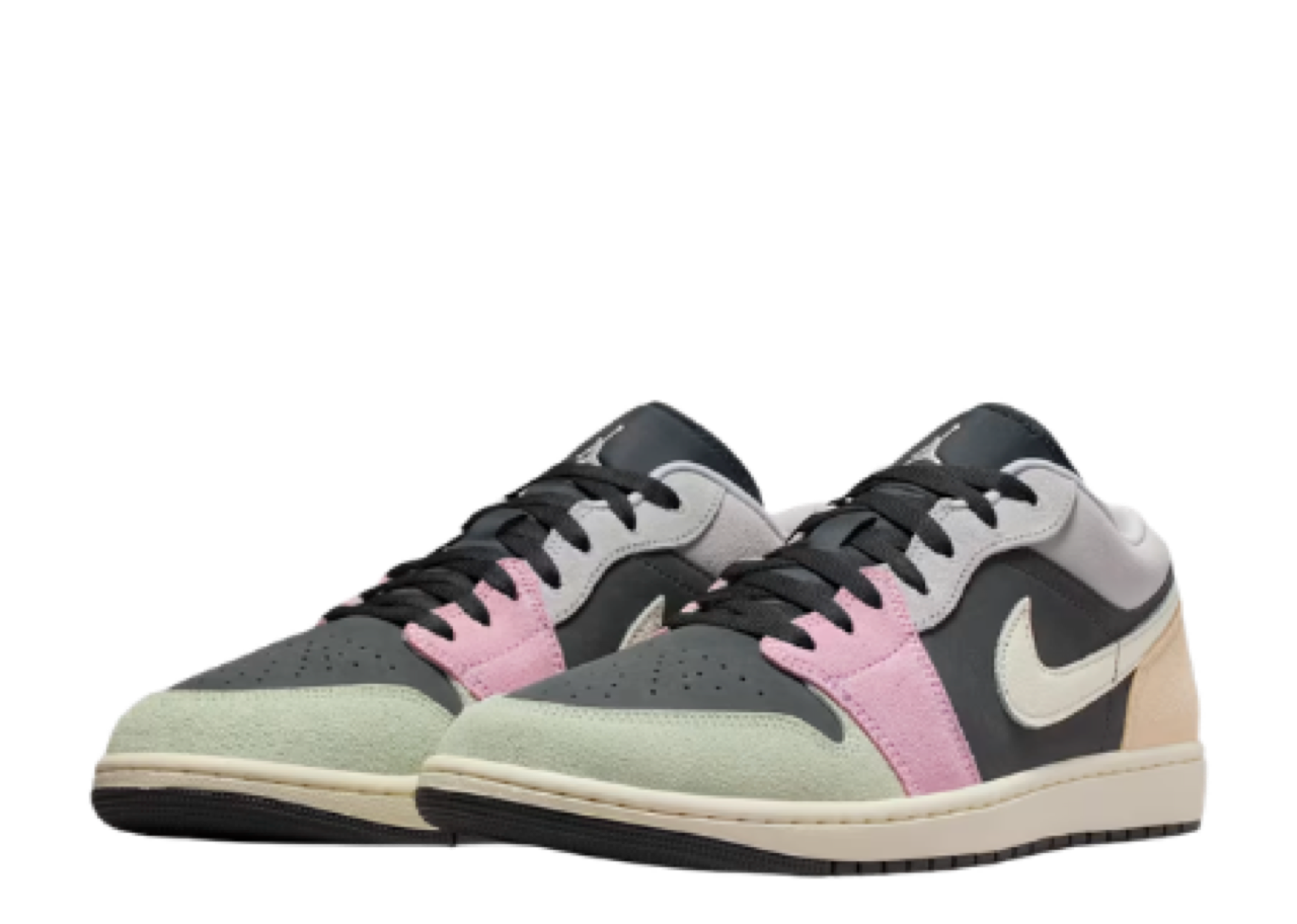Air Jordan 1 Low SE Black Pastels - photo 2