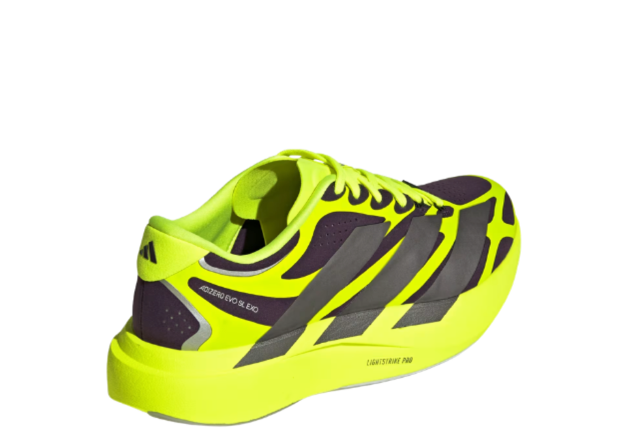Adidas Adizero Evo SL EXO Aurora Plum Solar Yellow - photo 3