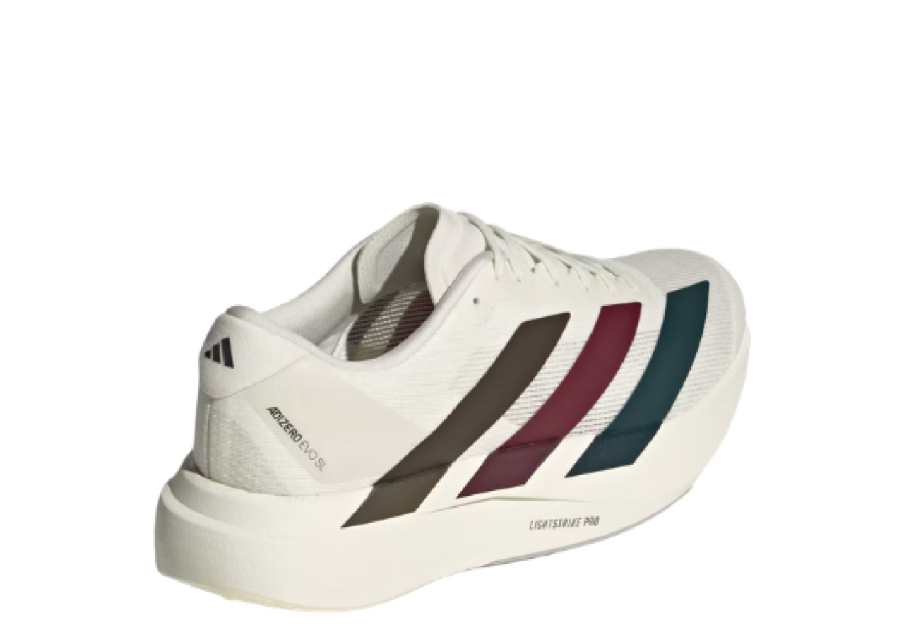 Adidas Adizero Evo SL Grey Shadow Olive Maroon - photo 3