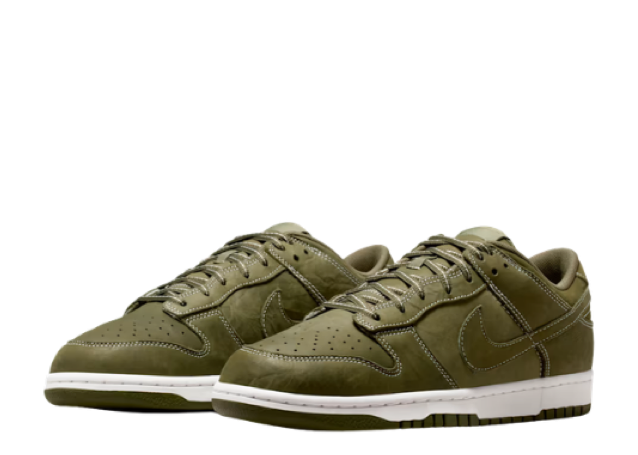 Nike Dunk Low Medium Olive Summit White - photo 2