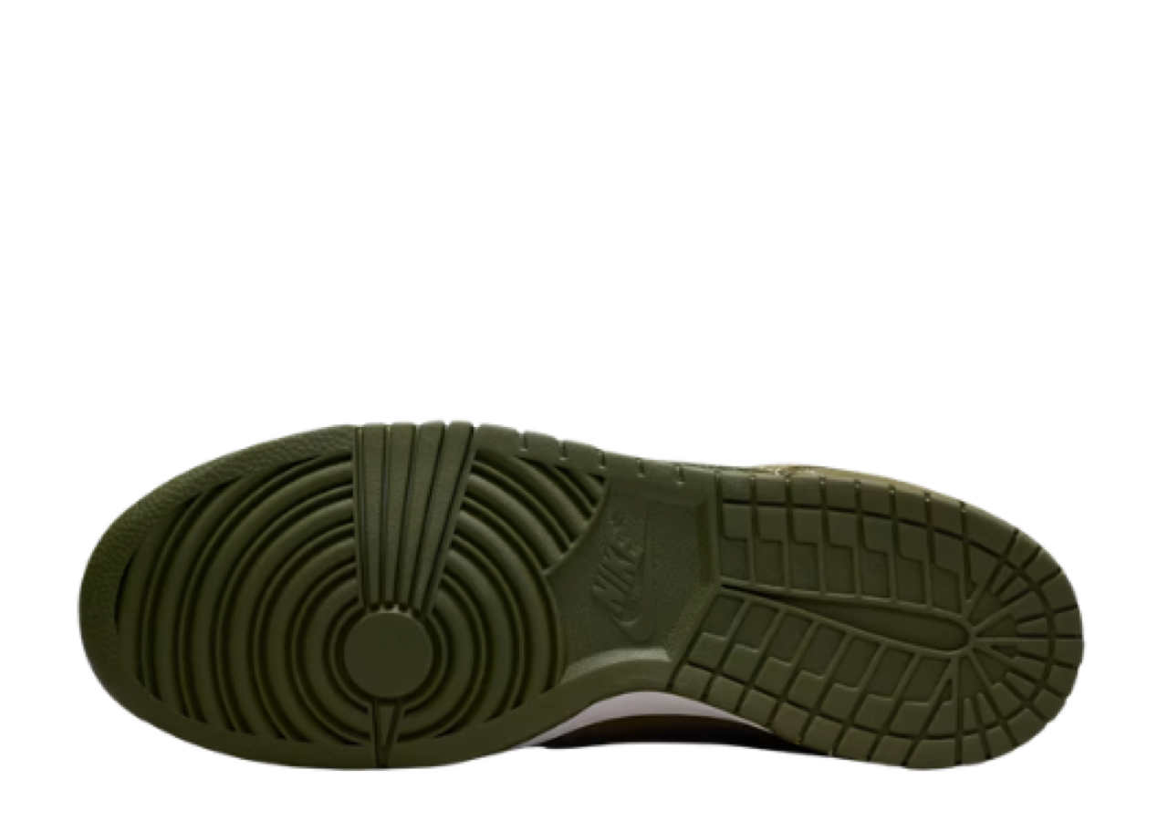 Nike Dunk Low Medium Olive Summit White - photo 4