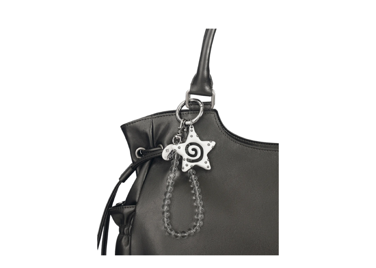 Stand Oil Dot Star Keyring Silver - photo 4
