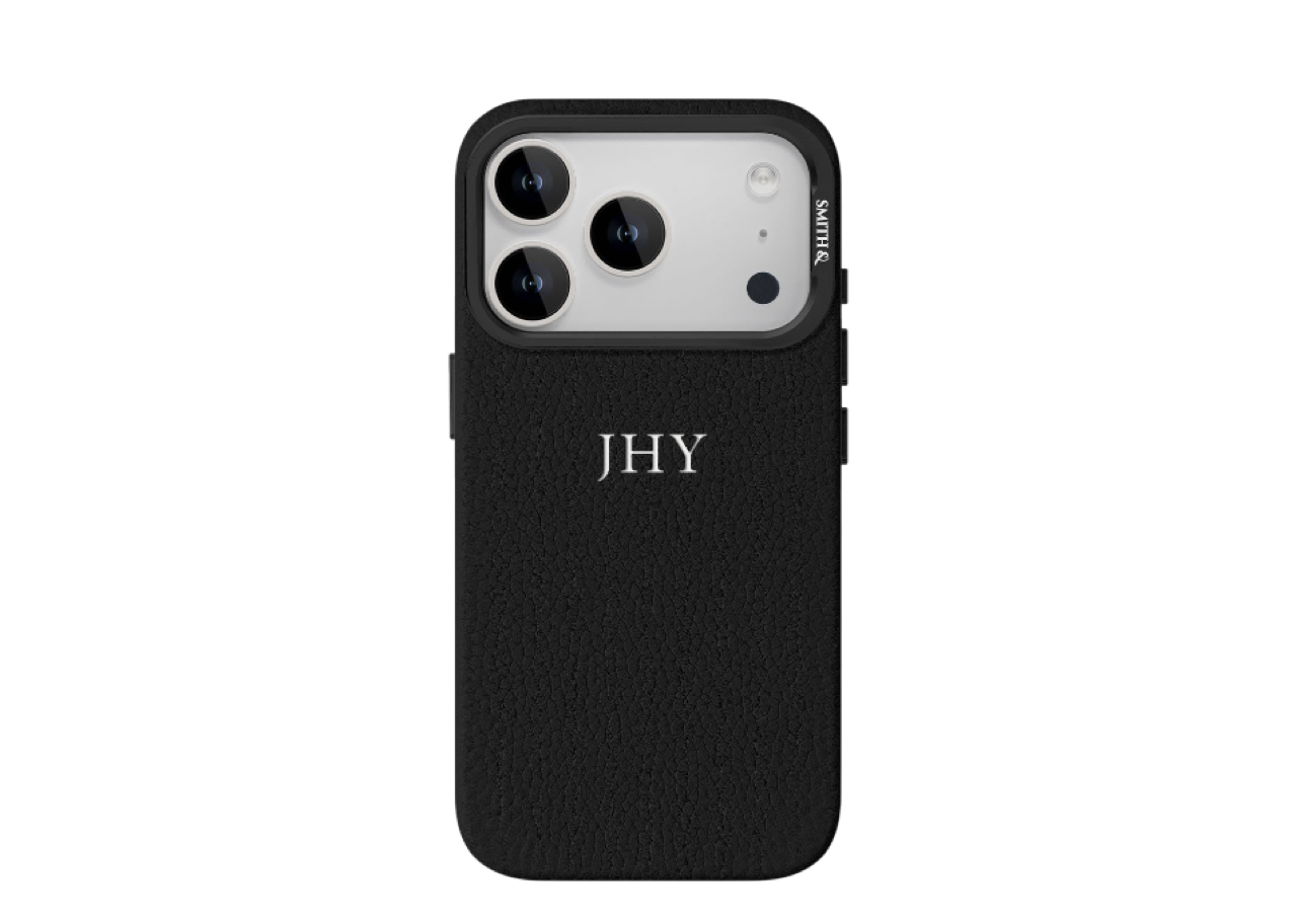 Smith&Leather iPhone 17 Pro Max MagSafe Leather Case Kickstand Lens Frame Black - photo 2