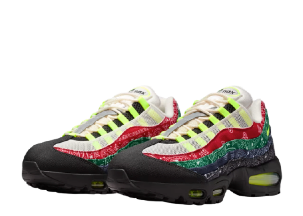 Nike Air Max 95 OG Big Bubble Neon Paisley Bandana - photo 2