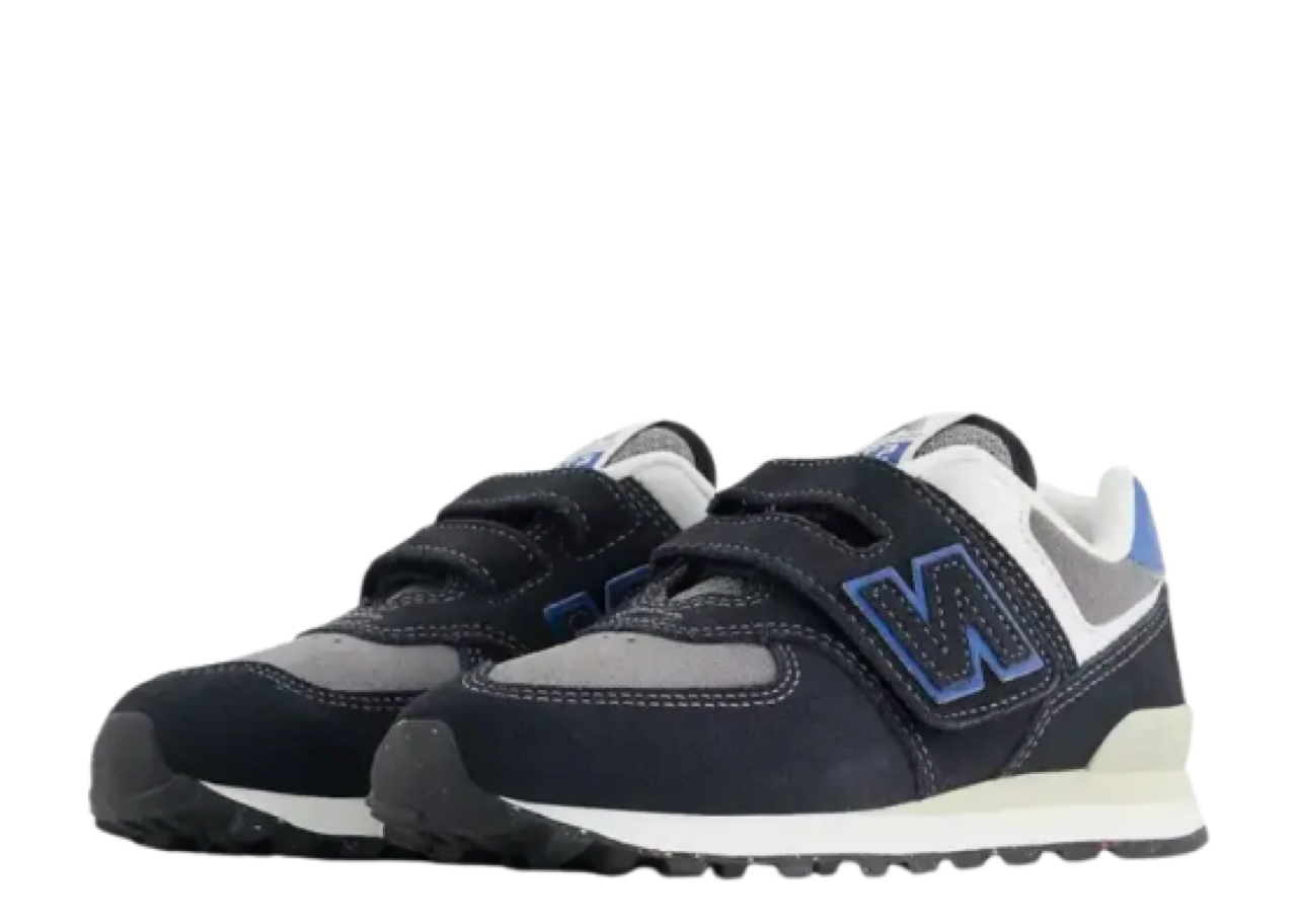 New Balance 574 Black Blue (Grade School) - photo 2