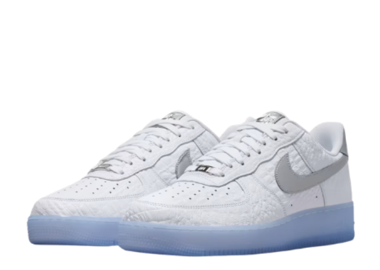 Nike Air Force 1 Low '07 Crocodile White Blue Tint - photo 2
