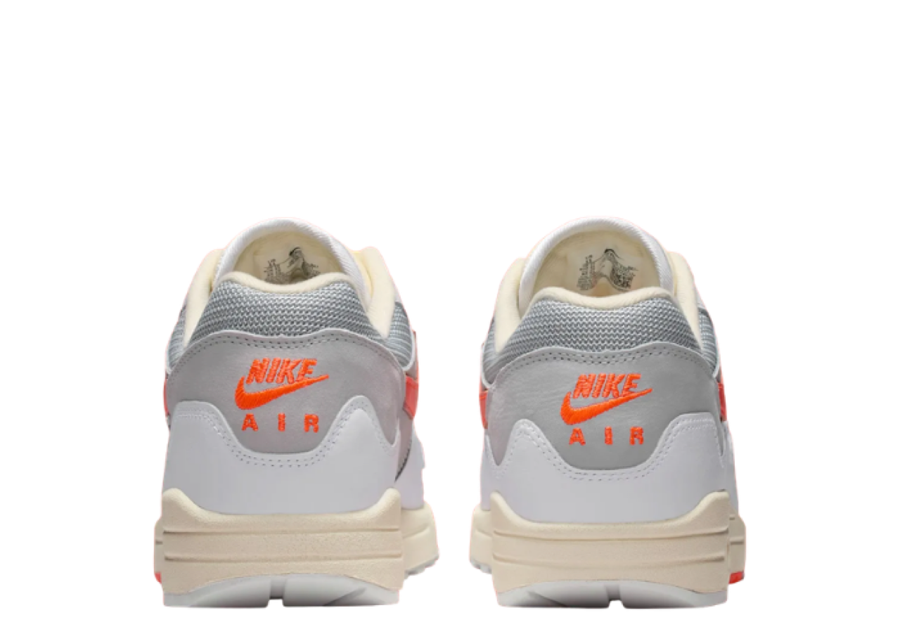 Nike Air Max 1 Patta Waves White Hyper Crimson (With Bracelet) - photo 3