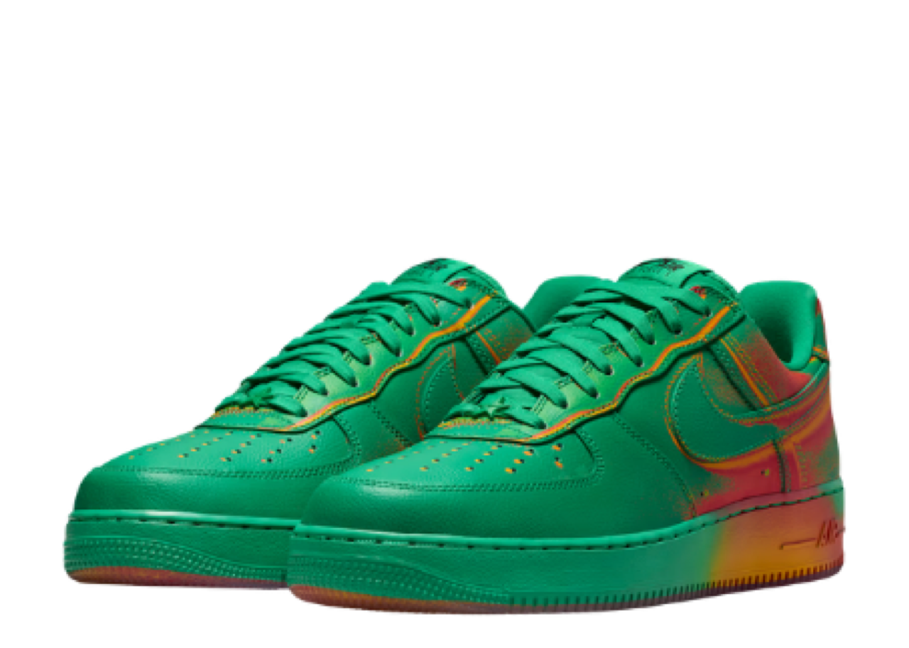 Nike Air Force 1 Low '07 Stadium Green Crimson - photo 2