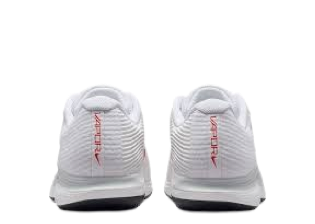 Nike Court Air Zoom Vapor 12 HC White Pure Platinum Light Crimson - photo 3