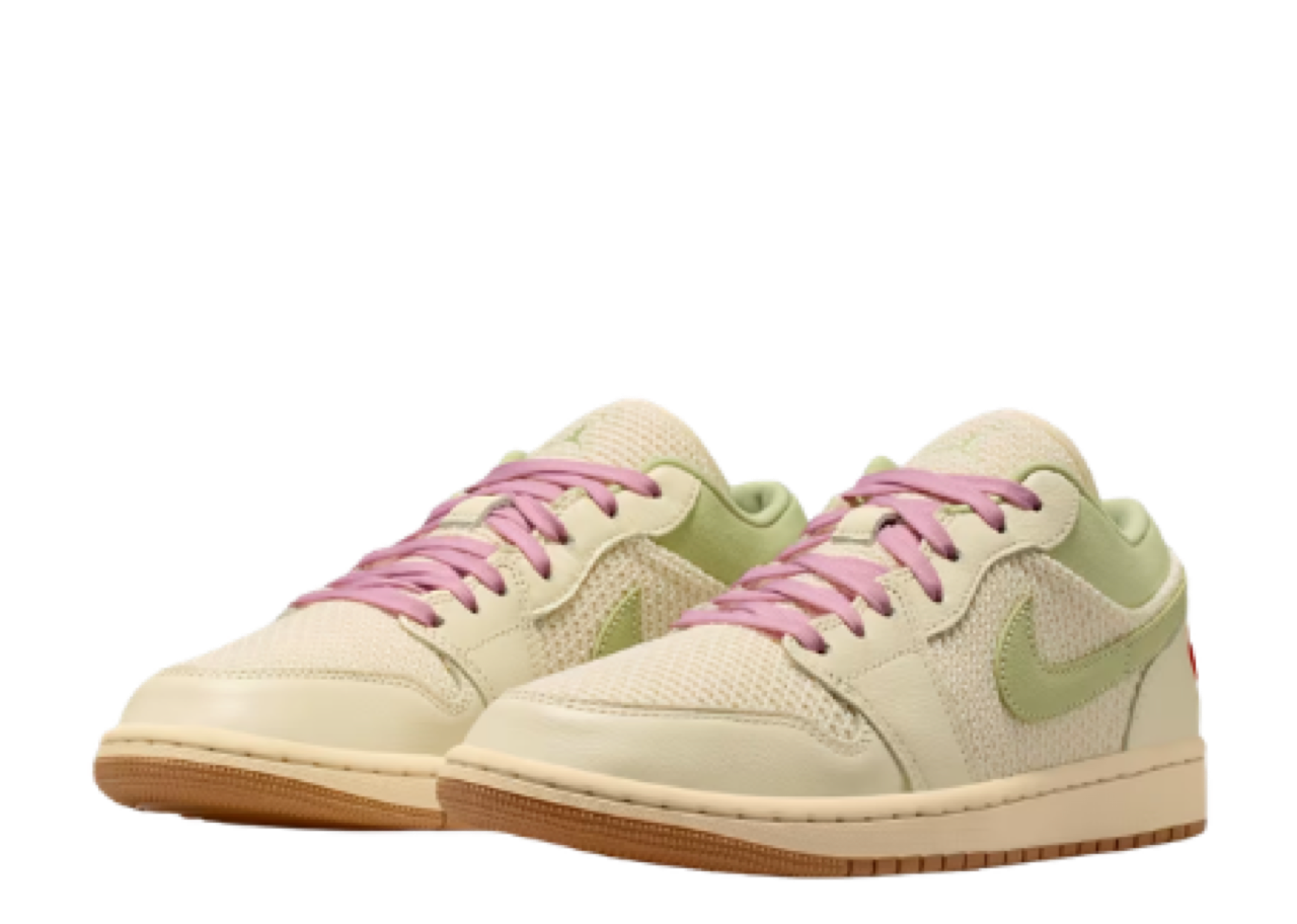 Air Jordan 1 Low SE Olive Aura (Women's) - photo 2