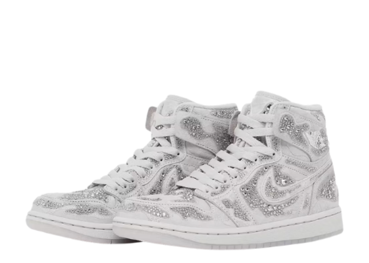Air Jordan 1 Retro High OG Swarovski Vast Grey (Women's) - photo 2