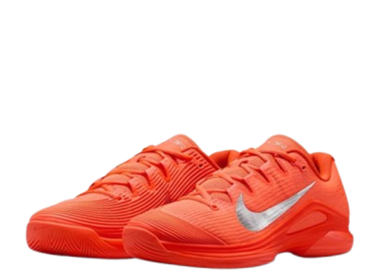 Nike Court Air Zoom Vapor 12 Premium HC Hyper Crimson Metallic Silver - photo 2