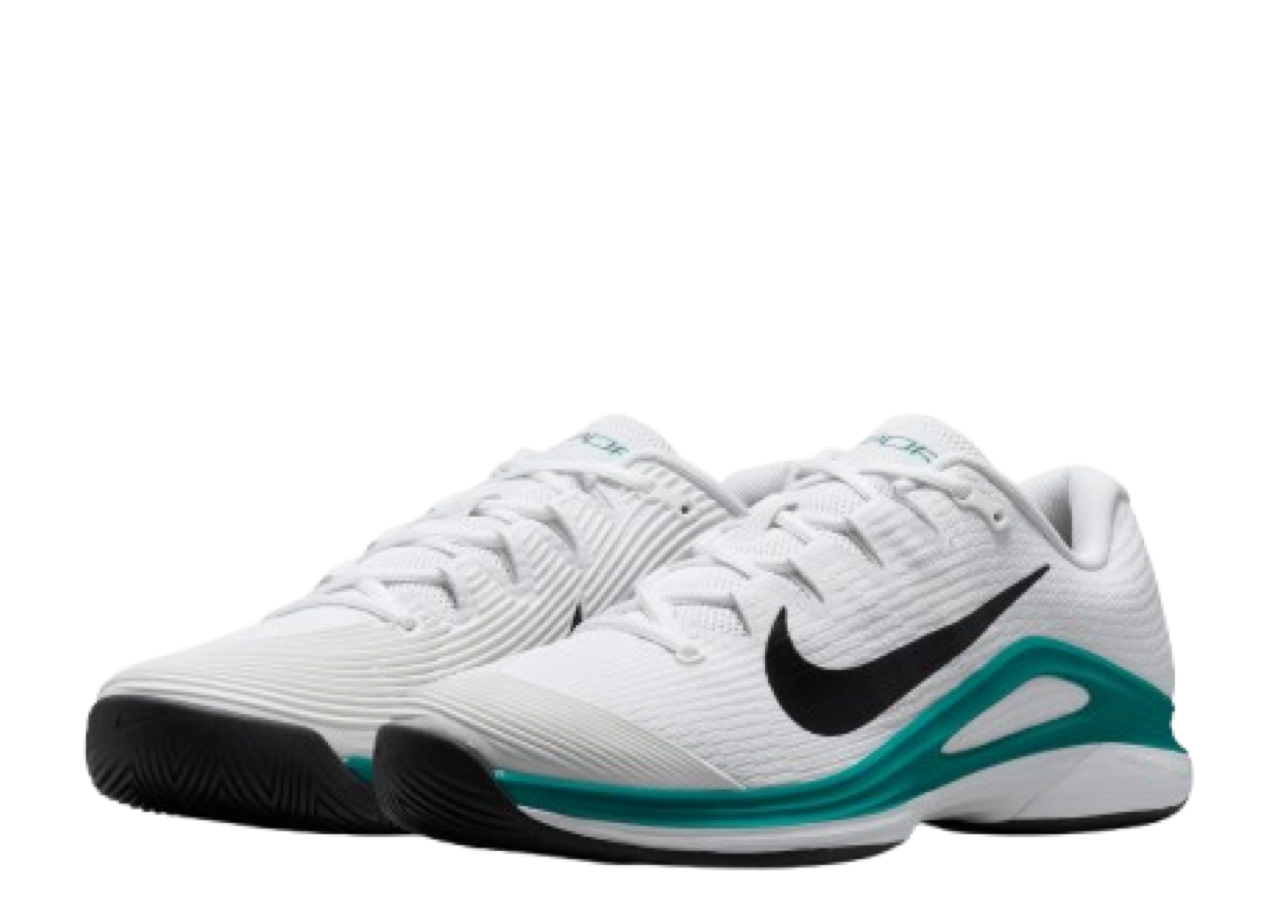 Nike Court Air Zoom Vapor 12 HC White Radiant Emerald Black - photo 2