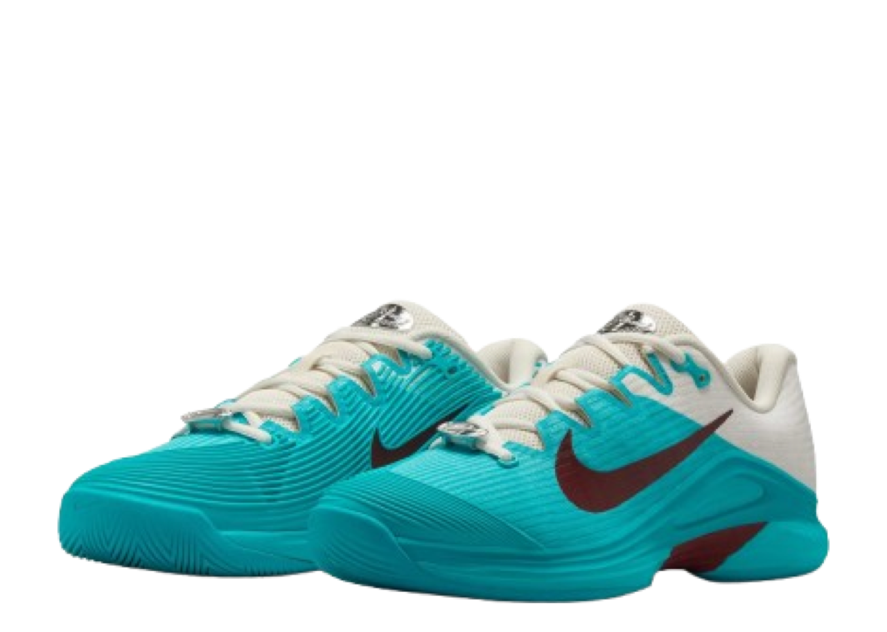Nike Court Air Zoom Vapor 12 Premium HC Dusty Cactus Dark Team Red (Women's) - photo 2