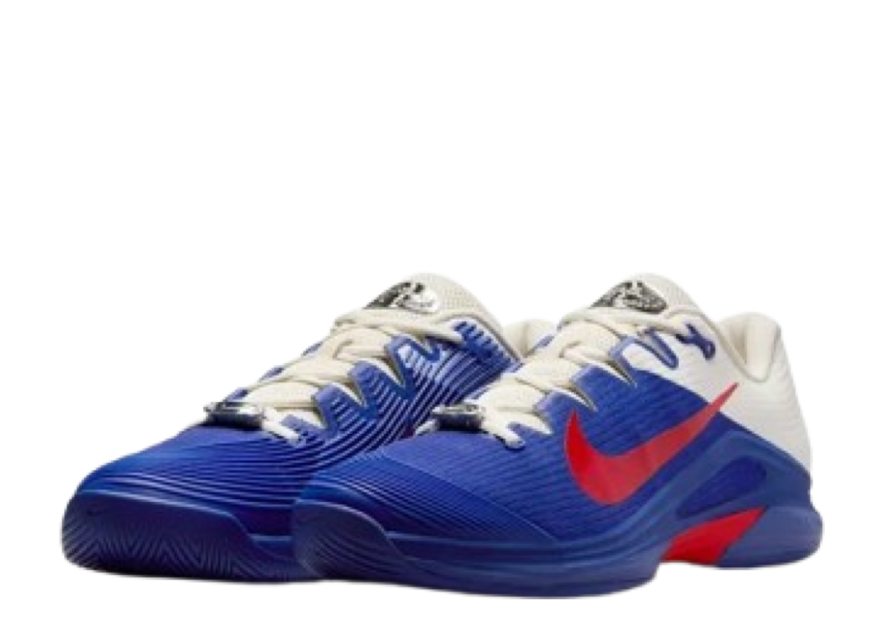 Nike Court Air Zoom Vapor 12 Premium HC Deep Night Light Crimson - photo 2