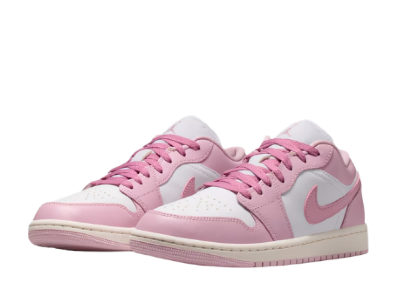 Air Jordan 1 Low Iced Carmine White (Women's) - photo 2