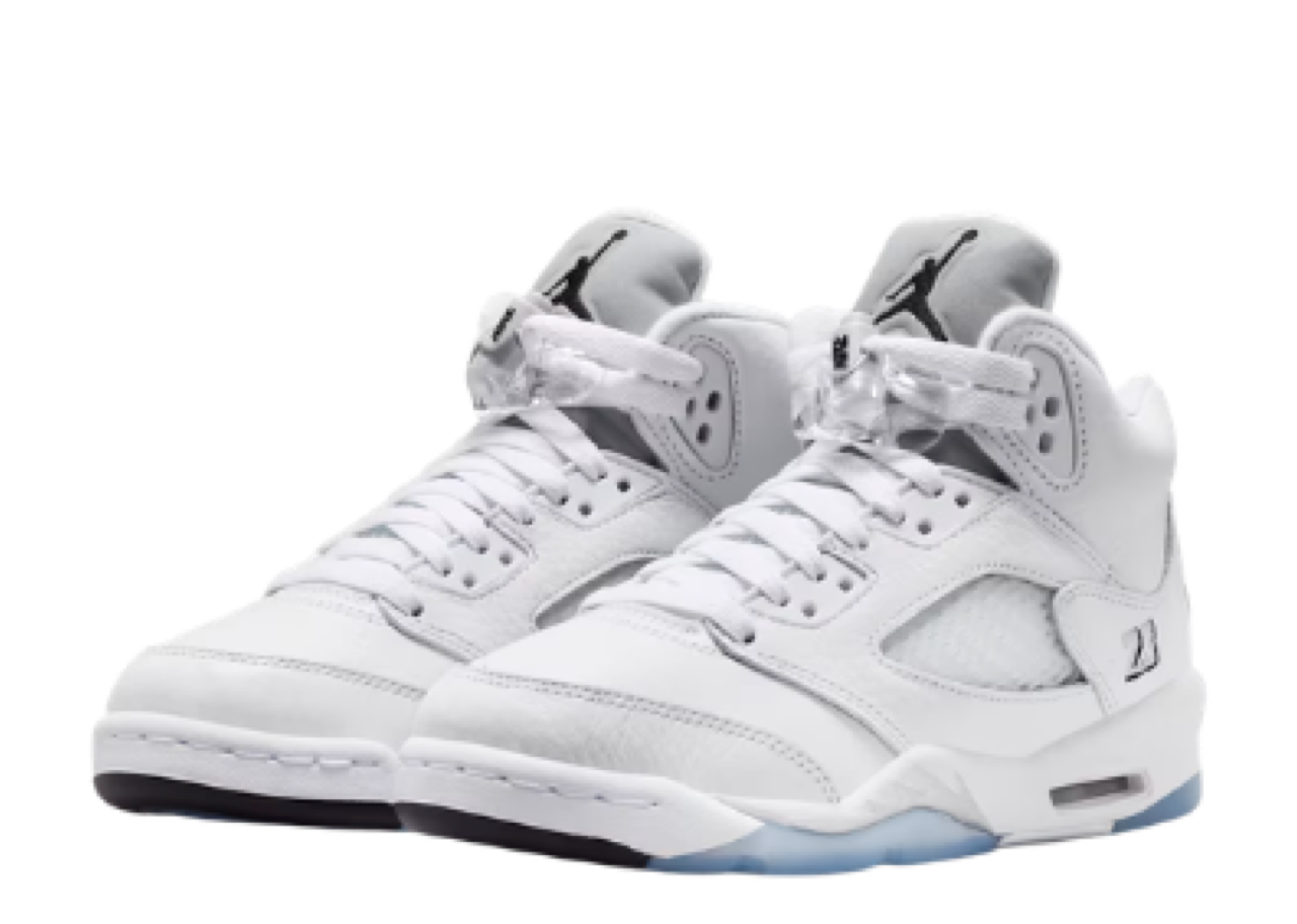 Air Jordan 5 Retro White Metallic (2026) (Grade School) - photo 2