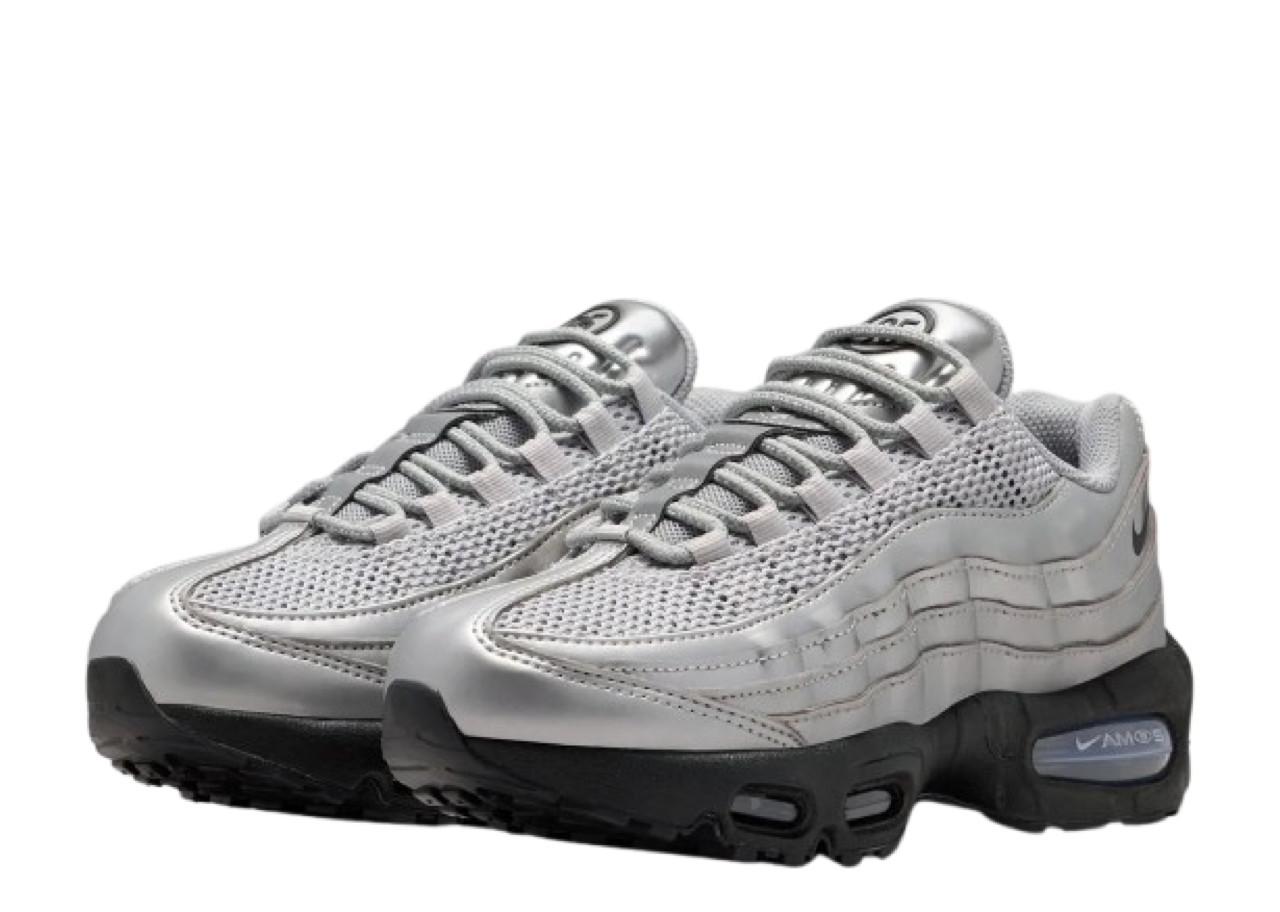 Nike Air Max 95 SE Big Bubble Total 90 Metallic Silver - photo 2