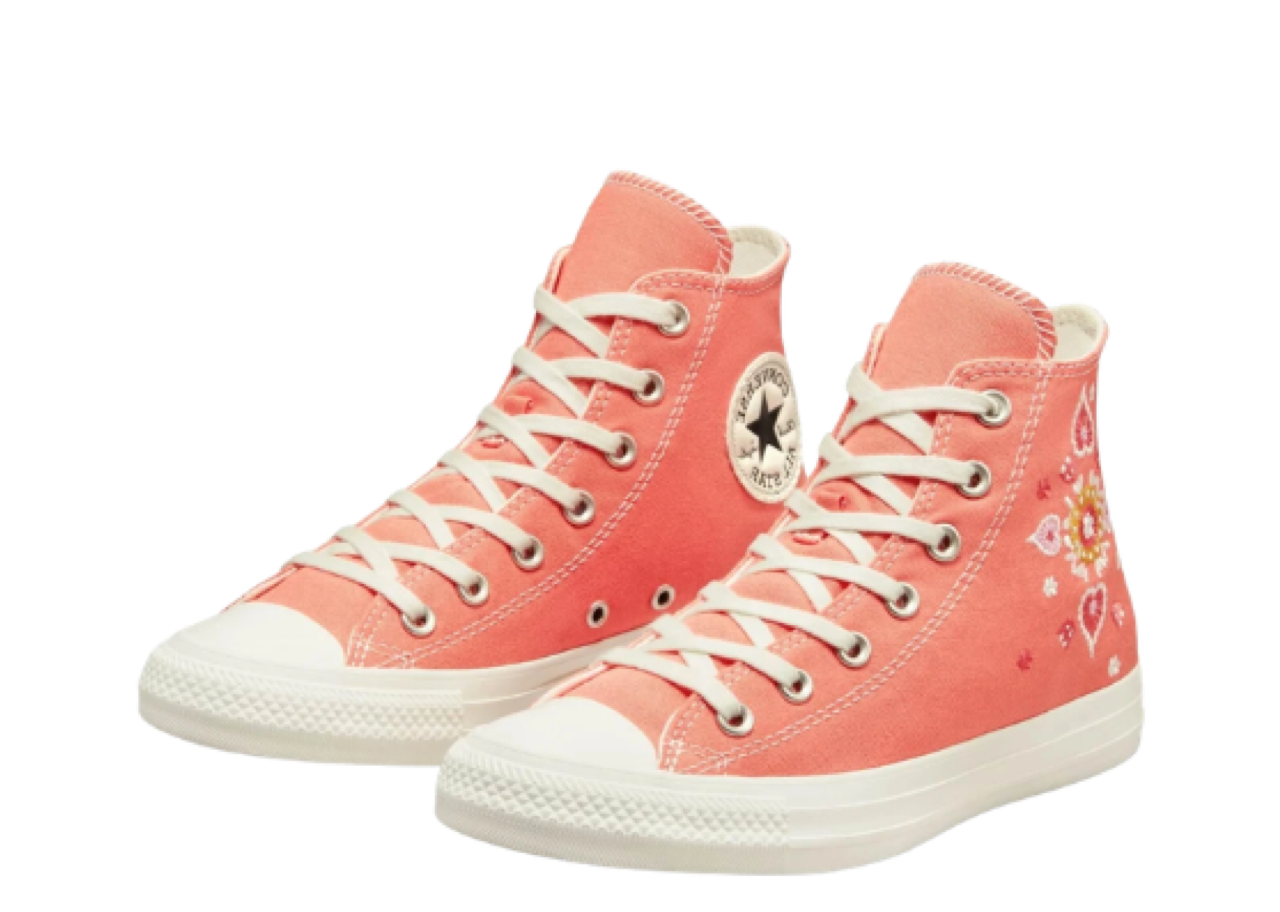 Converse Chuck Taylor All Star High Floral Bright Pink - photo 2