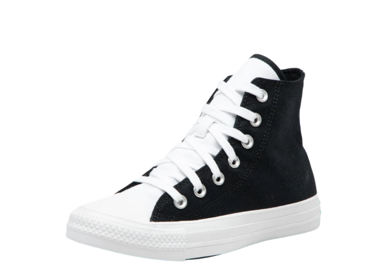 Converse Chuck Taylor All Star High Black White Green Prism (Women's) - photo 2