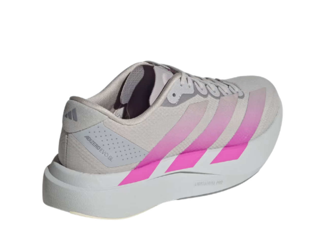 Adidas Adizero Evo SL Grey Lucid Fuchsia (Women's) - photo 3