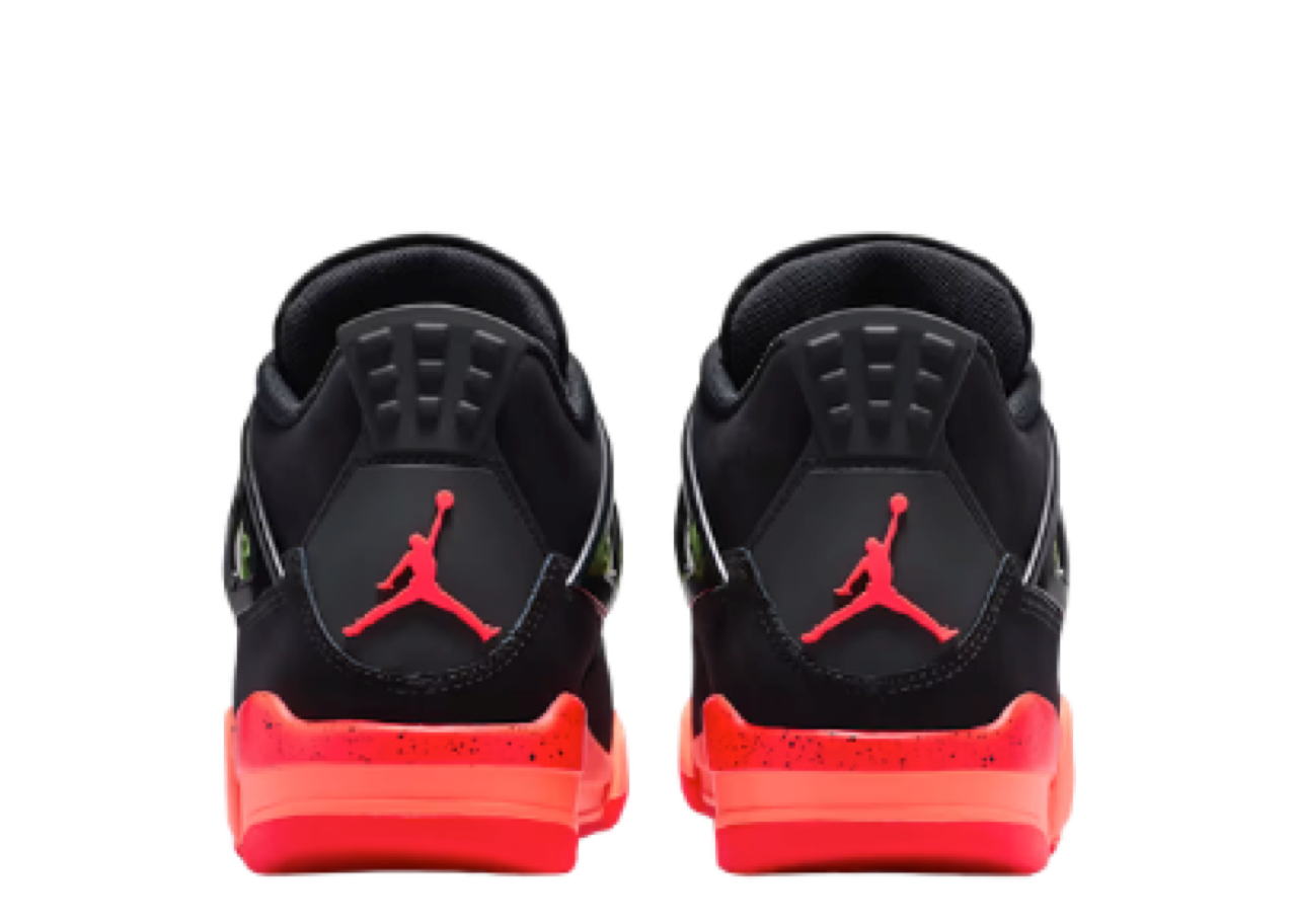 Air Jordan 4 Retro Black Infrared Barely Volt (Grade School) - photo 3