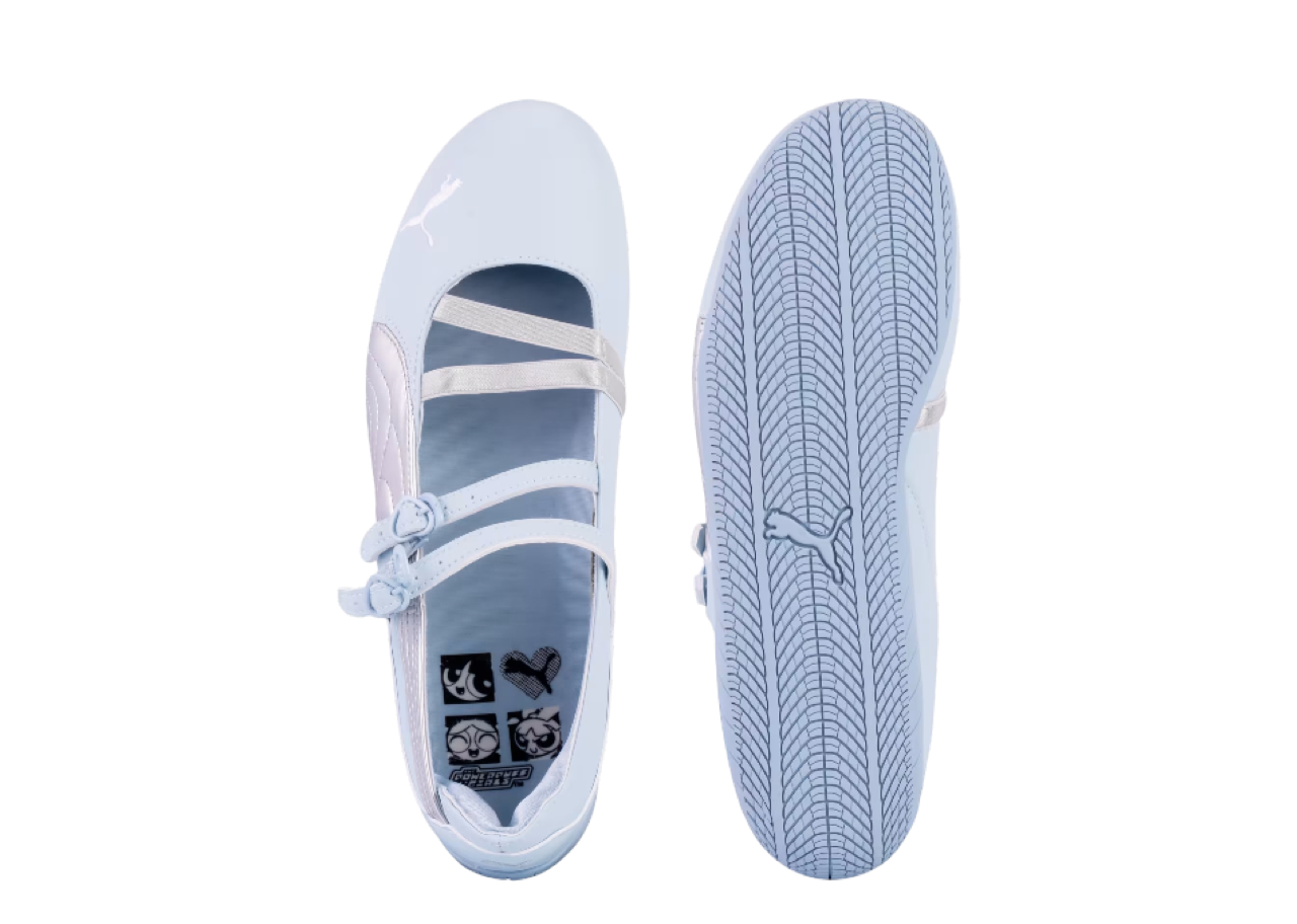 Puma Speedcat Ballet The Powerpuff Girls Silver Blue Wash (Women's) - photo 4