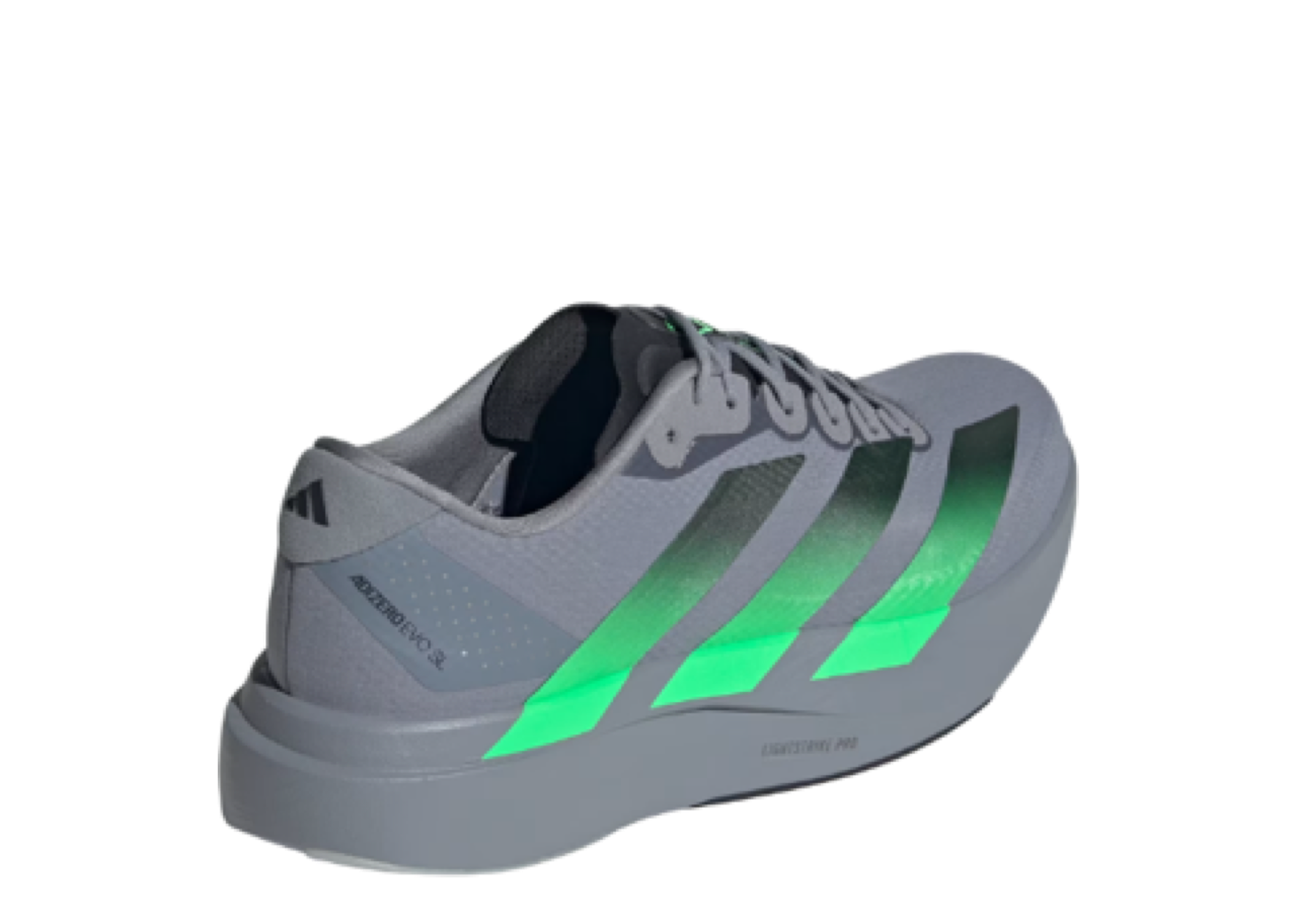 Adidas Adizero Evo SL Grey Screaming Green - photo 3