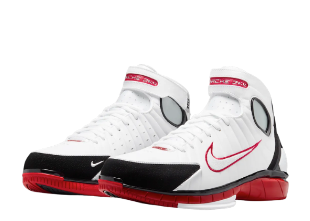 Nike Air Zoom Huarache 2K4 White Varsity Red - photo 2