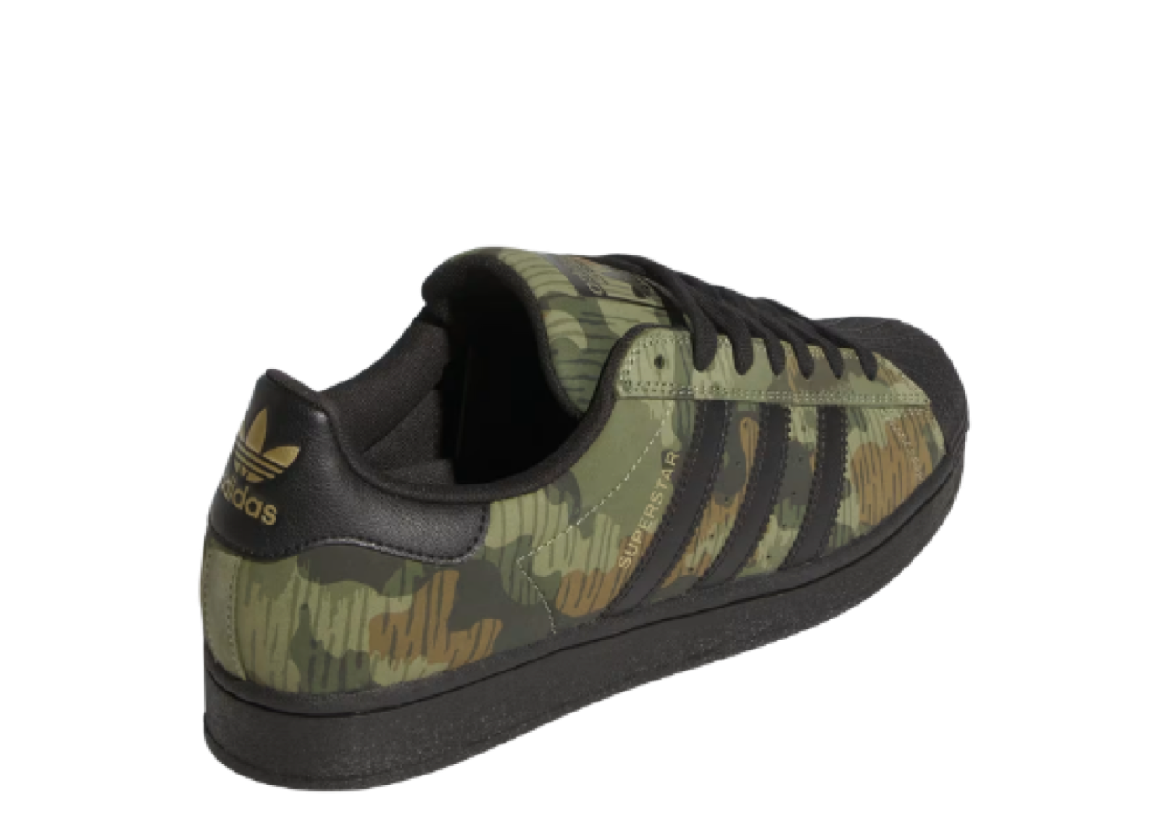 Adidas Superstar ADV Camo Core Black Gold Metallic - photo 3