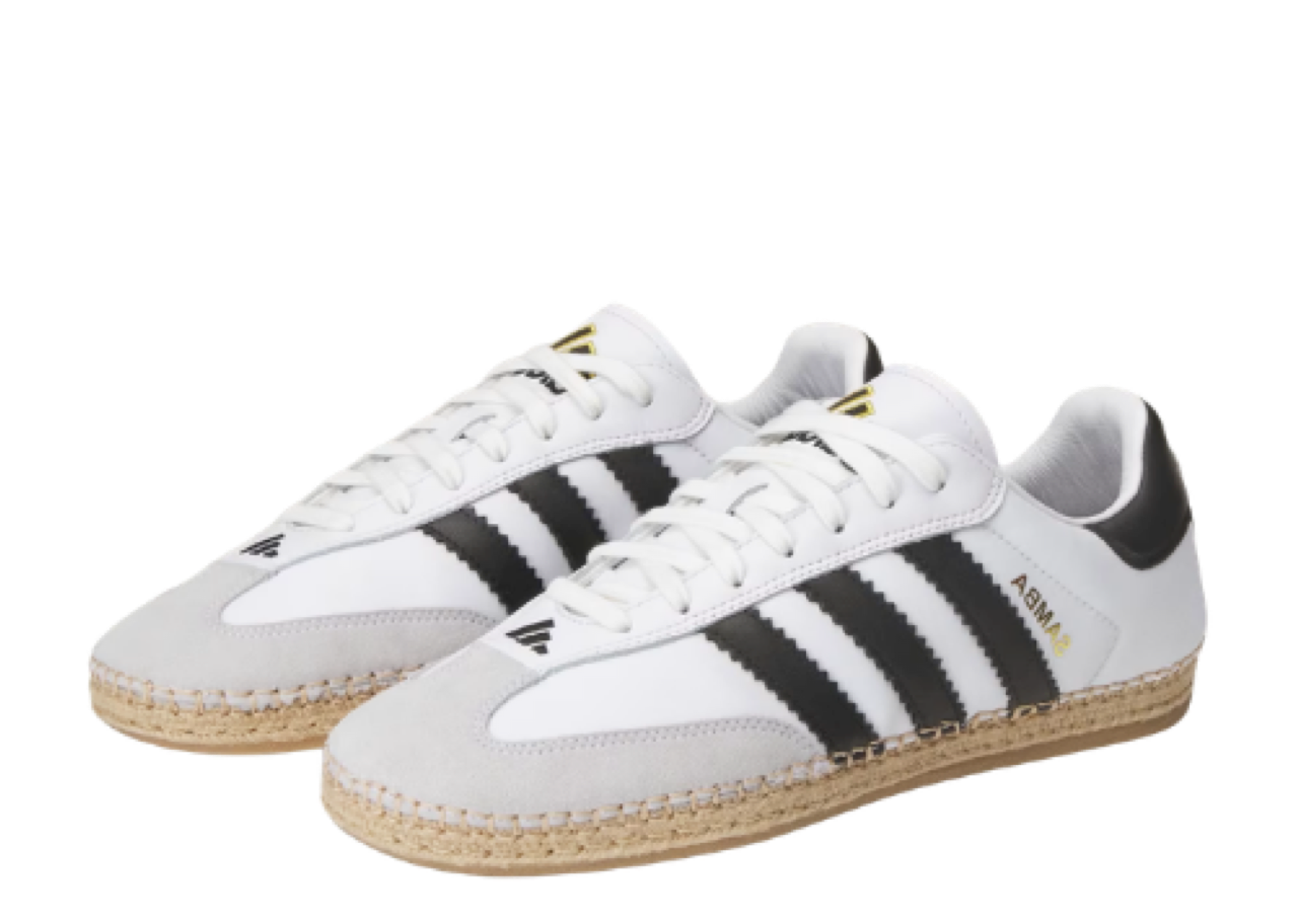 Adidas Samba Espadrille CLOT By Edison Chen White Black - photo 2
