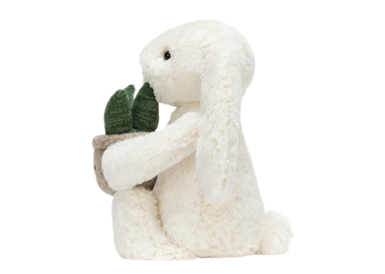 Jellycat Cream Bunny with Plant - photo 2