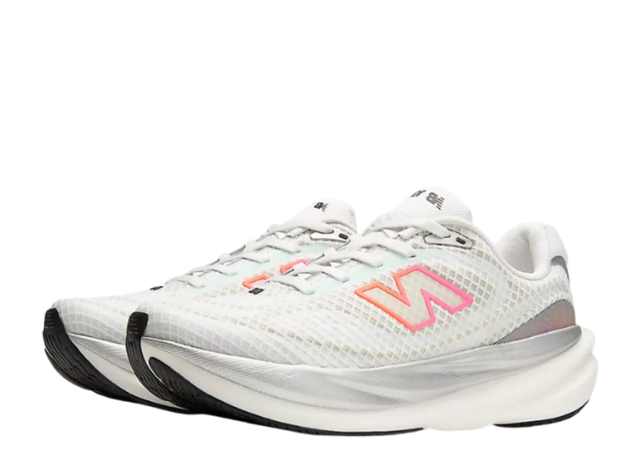 New Balance 1080v15 White Pink Heat Tangerine Heat (Women's) - photo 2