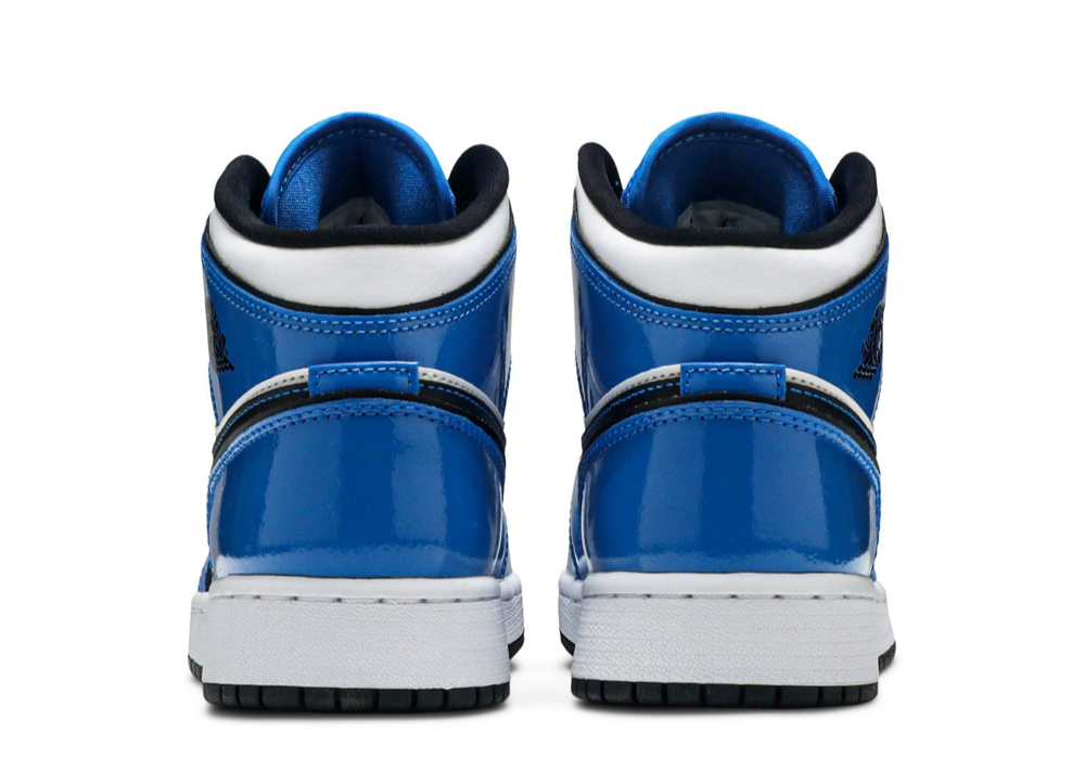 Air Jordan 1 Mid Signal Blue (Toddler) - photo 3