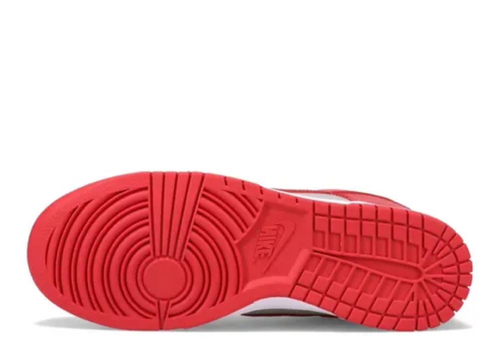 Nike Dunk Low Retro Medium Grey Varsity Red UNLV (2021) - photo 4