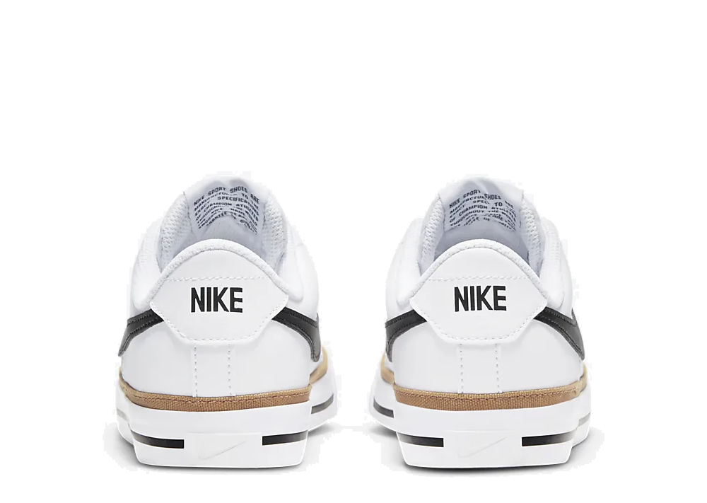 Nike Court Legacy GS White Desert Ochre - photo 3