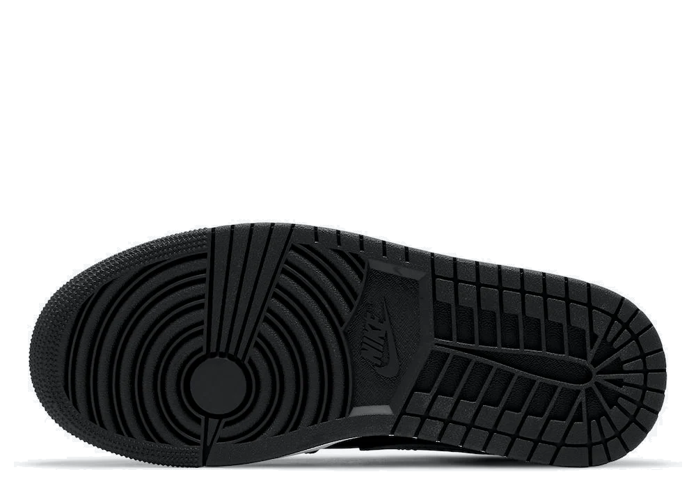 Air Jordan 1 Mid Black Chile Red White - photo 4